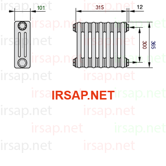 Радиатор IRSAP Tesi 30365/7 T30 CL 01